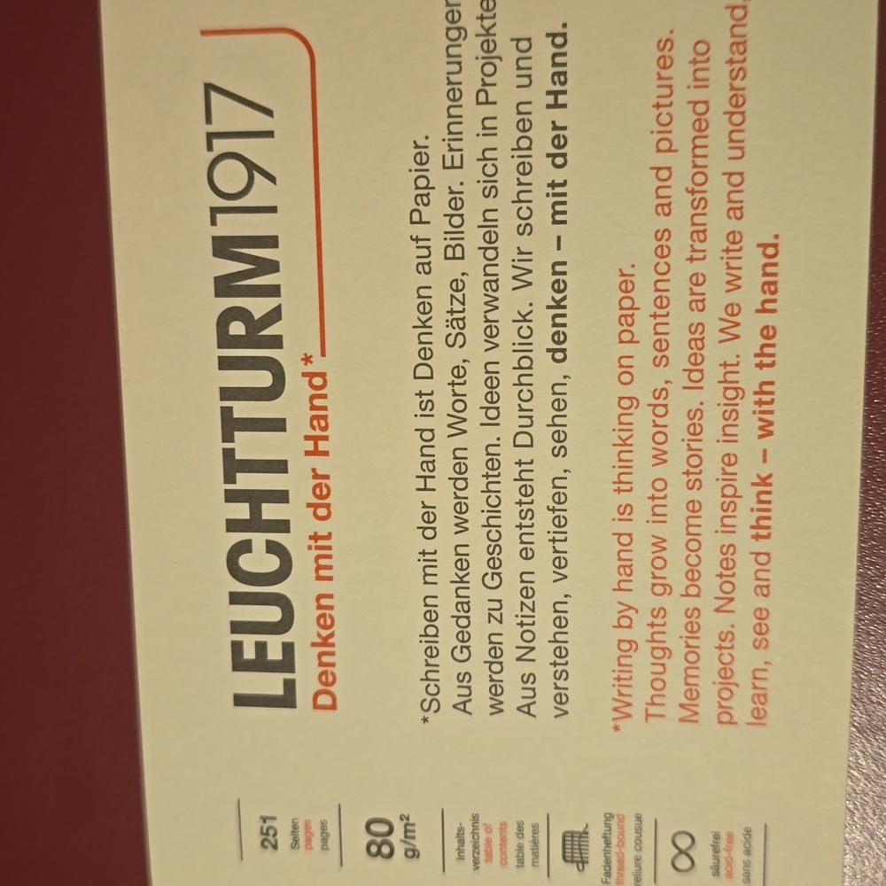 ❤️BUY 5 GET 3 FREE Leuchtturm1917 Dotted Notebook Medium (A5), Retail $25.50US - Picture 8 of 12